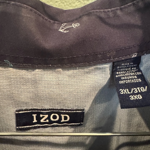 Izod 3XL Casual short sleeved button down. - Picture 3 of 3